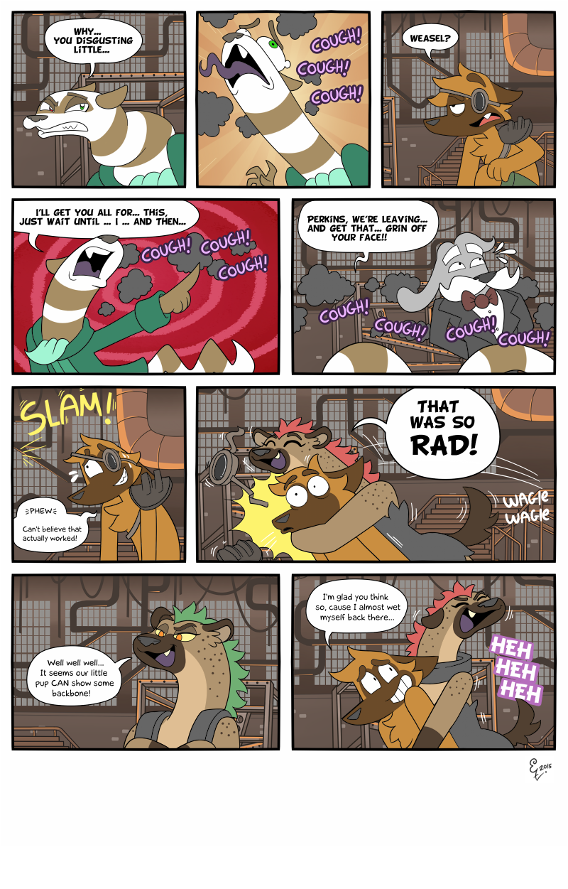 Comic 345 – Bravery of the wet ones Comic 345 – Bravery of the wet ones