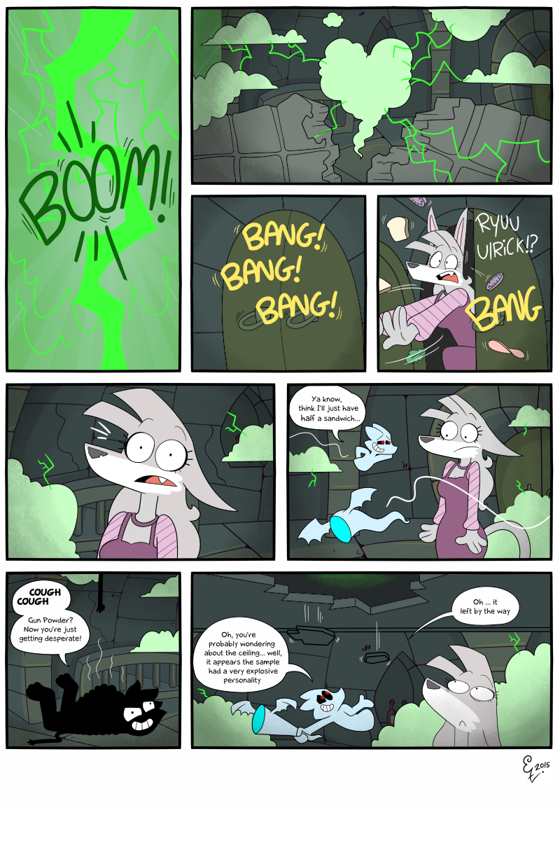 Comic 348 – A splitting situation Comic 348 – A splitting situation