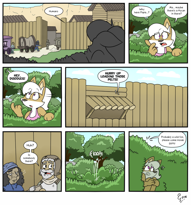 Comic 407 – Siege the wooden gate Comic 407 – Siege the wooden gate