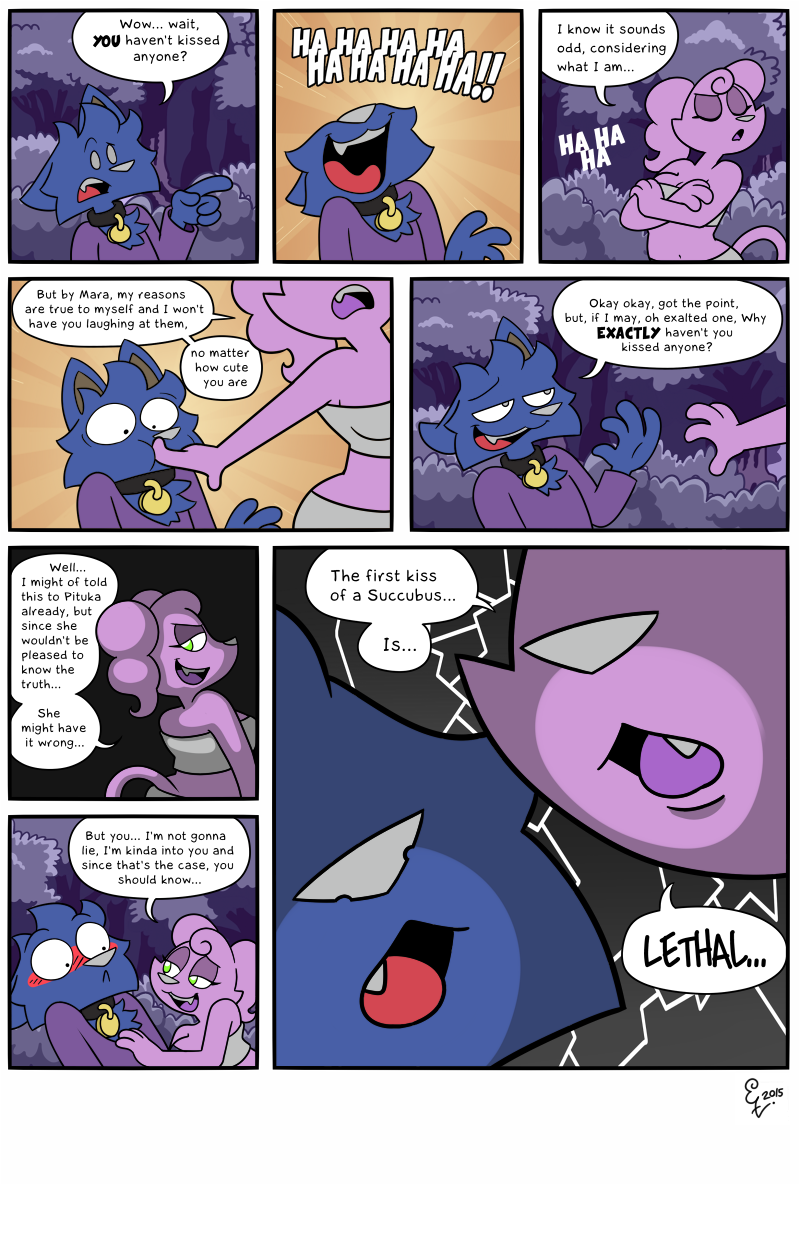 Comic 321 – A succubus Kiss Comic 321 – A succubus Kiss