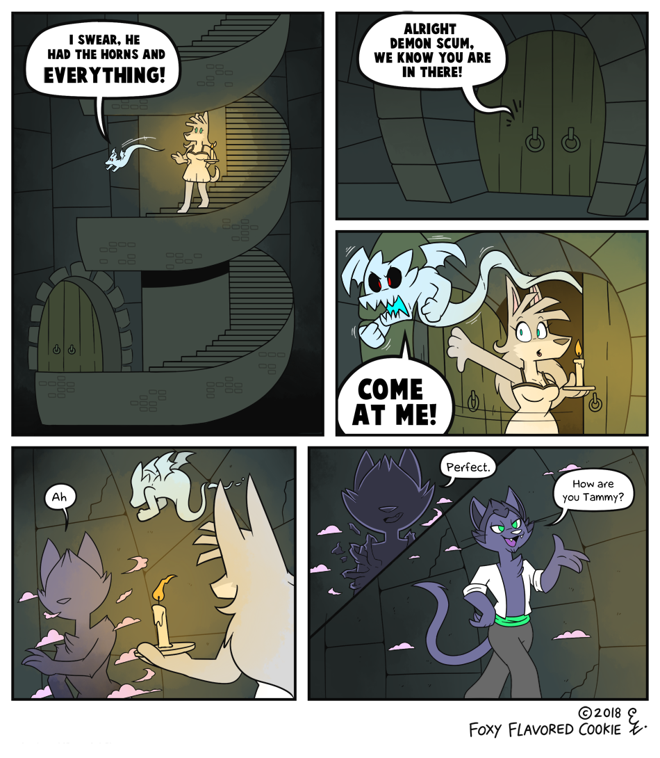 Comic 590 – Meow at the door