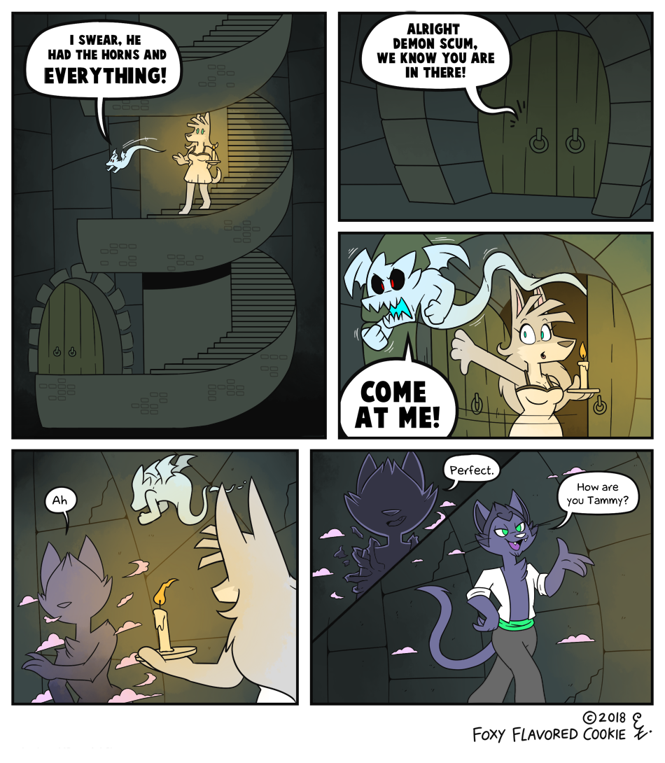 Comic 590 – Meow at the door Comic 590 – Meow at the door