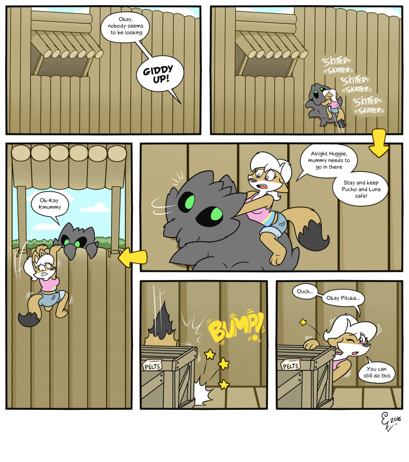 Comic 408 – Into the wooden fray Comic 408 – Into the wooden fray
