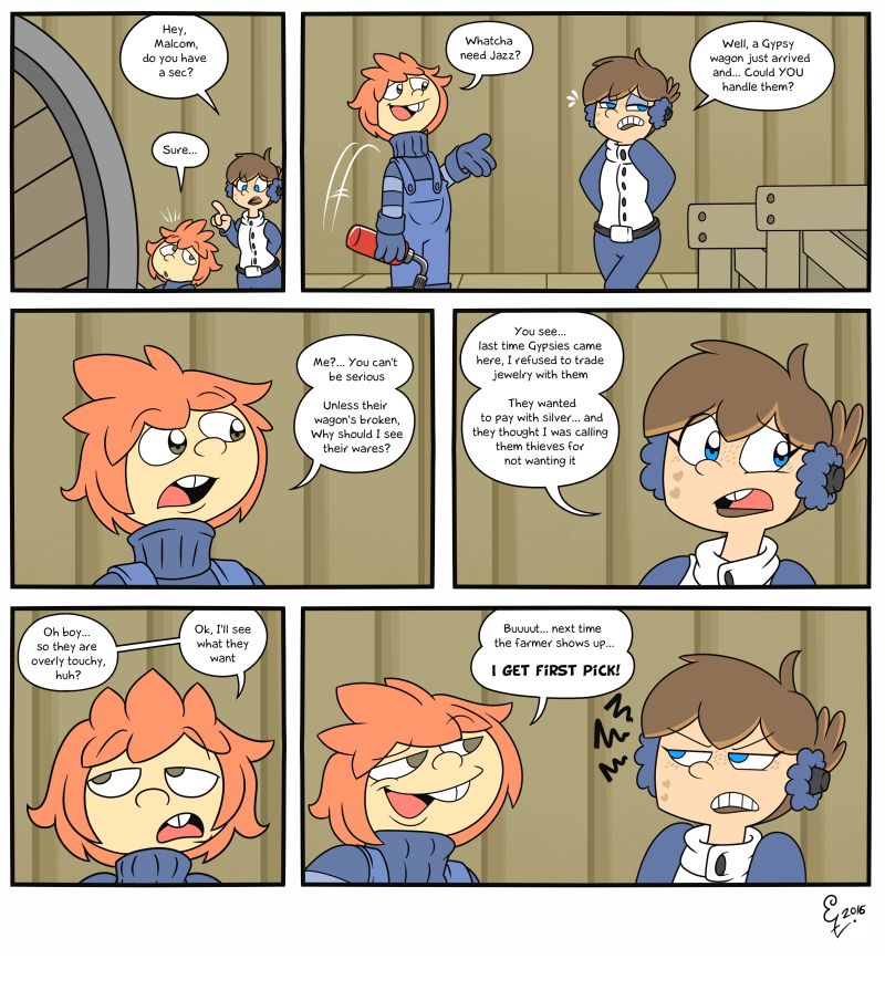 Comic 410 – Hands off my carrots Comic 410 – Hands off my carrots