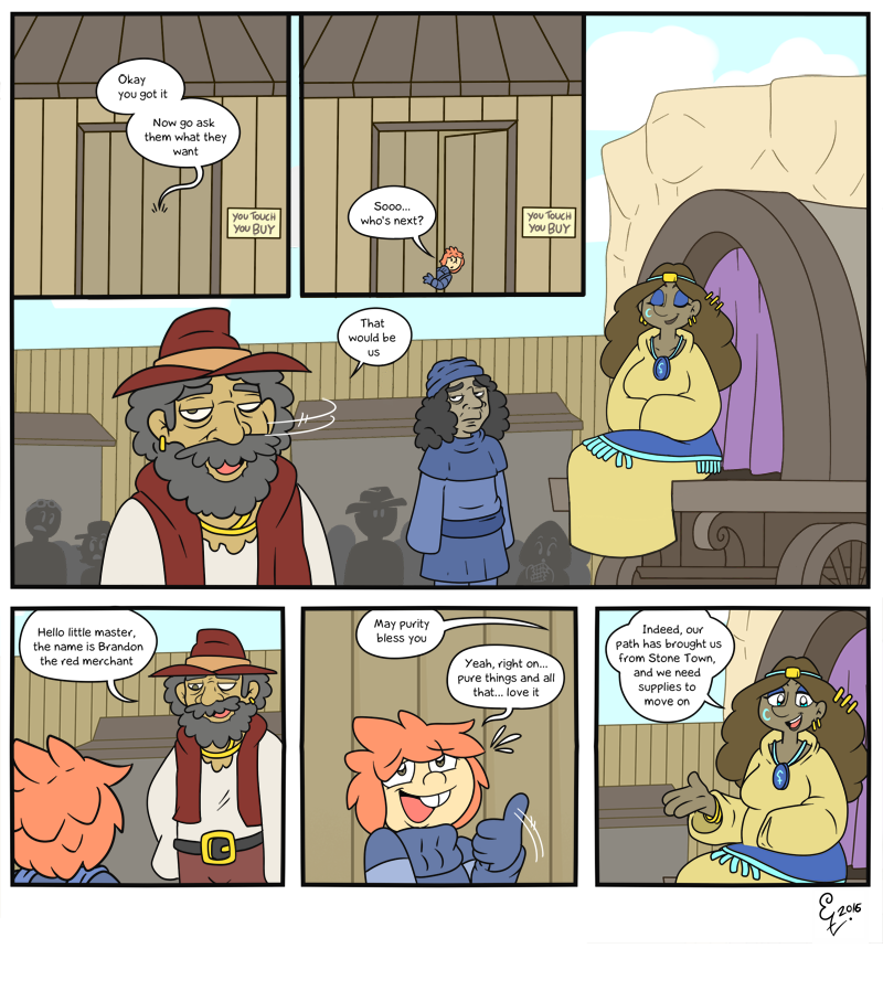 Comic 411 – Gypsies at the door