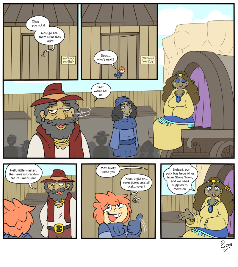 Comic 411 – Gypsies at the door Comic 411 – Gypsies at the door