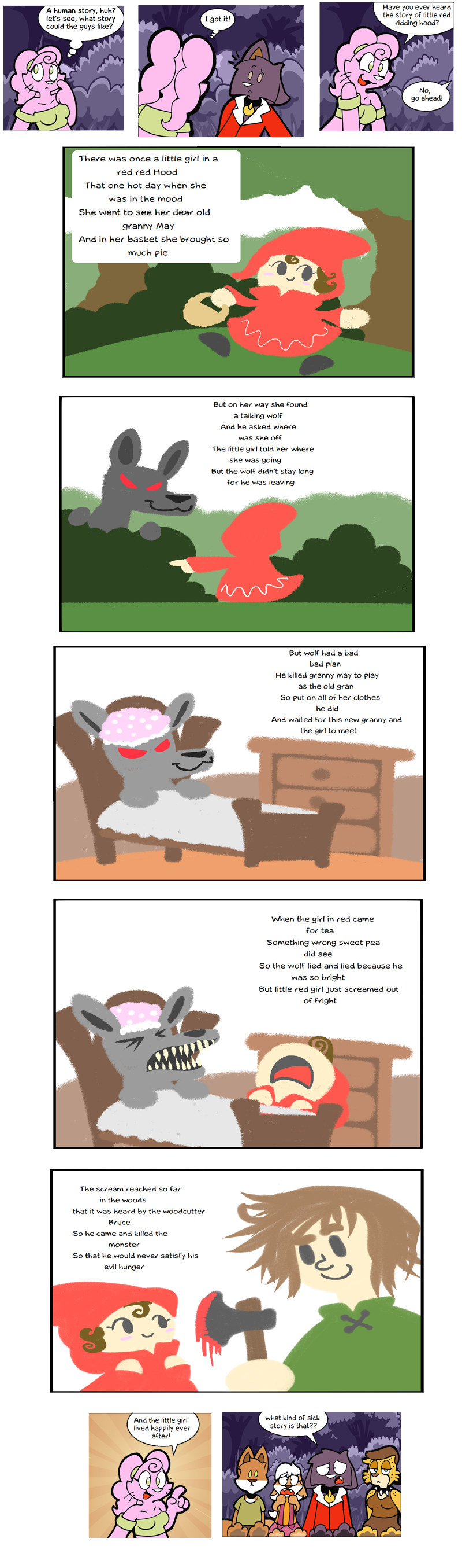Comic 176 – Little red riding hood Comic 176 – Little red riding hood